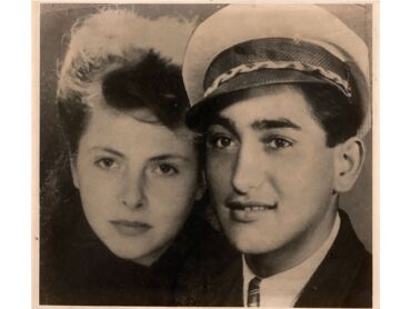 Otto und Ehefrau Christel Rosenberg, Berlin 1951.